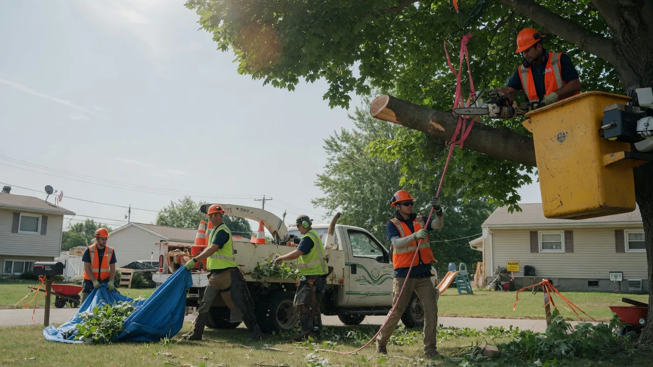 Large Tree Relocation in San Perlita, TX